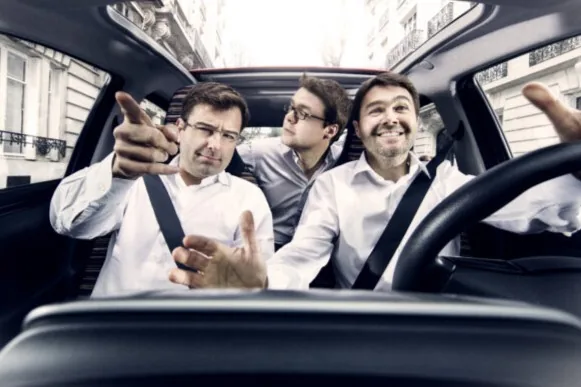 Засновники BlaBlaCar в автомобілі